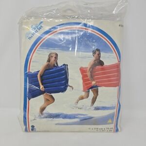 Vtg Intex The Wet Set "Surf Rider" Canvas Boogie Board 45 x 29 59194